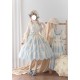 Miss Point Point Garden Embroidered 3-Tier Skirt(Reservation/3 Colours/Full Payment Without Shipping)
